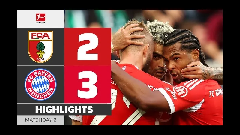 Cầu thủ Bayern Munich vượt qua Augsburg trong trận đấu gay cấn Cầu thủ Bayern Munich vượt qua Augsburg trong trận đấu gay cấn