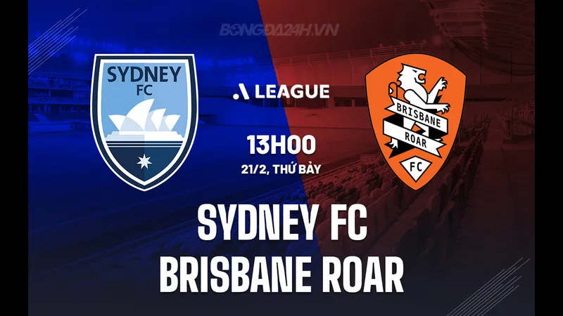 Cầu thủ Sydney FC và Brisbane Roar tranh chấp quyết liệt trên sân Cầu thủ Sydney FC và Brisbane Roar tranh chấp quyết liệt trên sân